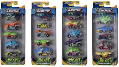 Metalen auto's 5 st - Teamsterz.