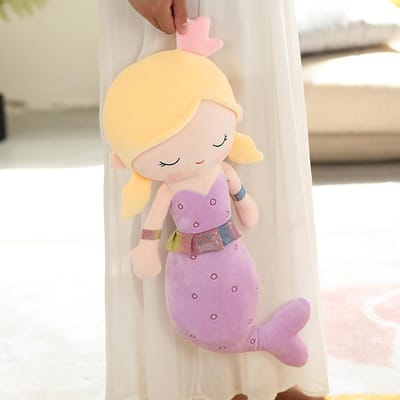 40-80cm Kawaii Cartoon Zeemeermin Pluche Speelgoed Zacht Vis Kussen Knuffelpop Mooi Decor Kussen Kinderen Jongens Meisjes Verjaardagscadeau 40cm