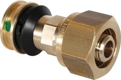 Viega Raxofix-overgangsstuk, d1 20x2,8, d2 20x2,8 siliciumbrons model 5313.8, 712655