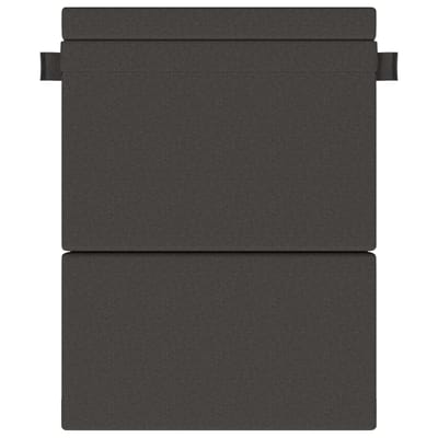 vidaXL - Vouwbare - Sofa - Bed - Donkergrijs - 152 - x - 86,5 - x - 60 - cm - Stof