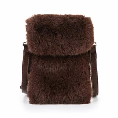 cross body tasje bont