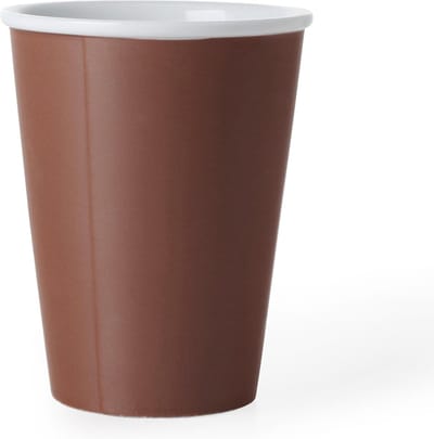 Viva Scandinavia Anytime Andy Papercup Thee - Porselein - 320 ml - Bruin