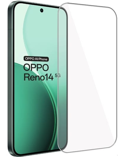 ChiGuard Screenprotector geschikt voor OPPO Reno 14 5G – Gehard Glas – Curved – Krasbestendig – GuardCover