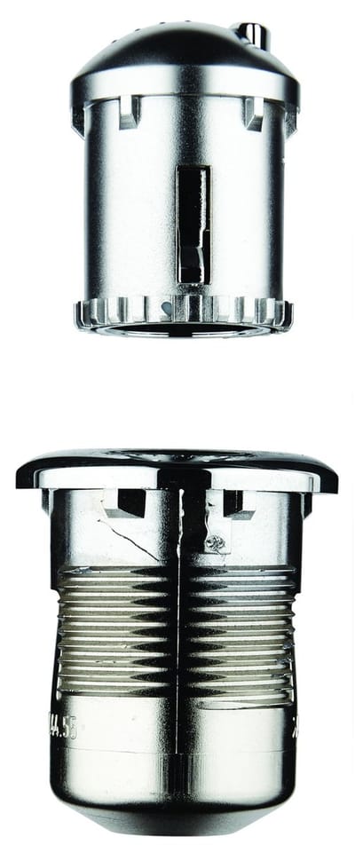 GROHE Drukknopbediening 42812 m.Ros. Eco-toets 40mm v.Eco-Set mat chroom/chroom, 42812PI0