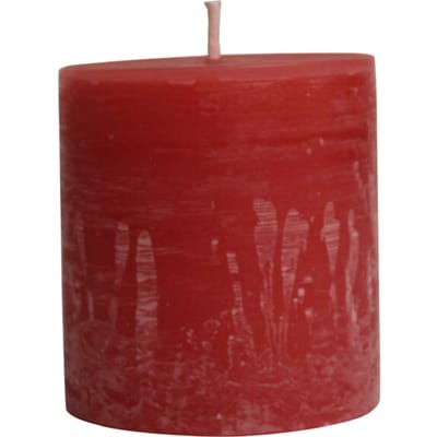 PTMD - Kaars Rustic Outdoor - Roze - 15x15x16cm