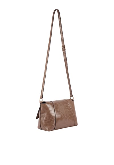 usha schoudertas Dames taupe
