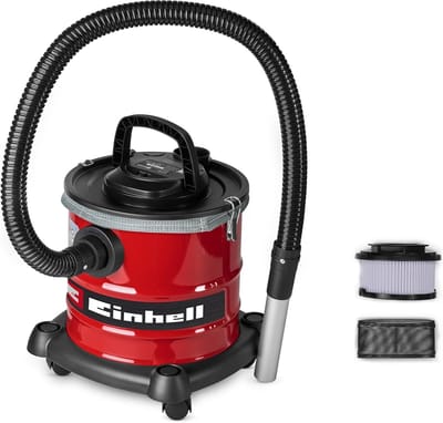 Aszuiger 850W - Vuilzuiger Kachel - Schoonmaken Haard - Met Blaasfunctie - 20L Reservoir - Rood Zwart