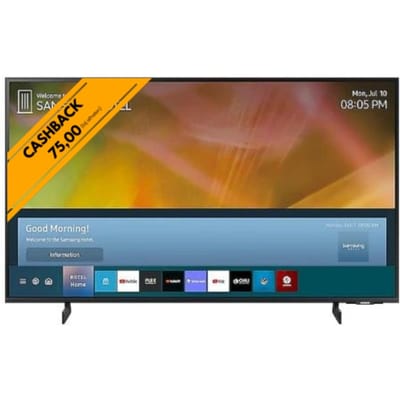 55 "UHD Samsung HG55AU800EUXEN hotel tv - zwart