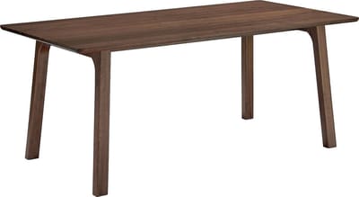 Goossens Emilie Eettafel - Hout - 180 x 75 x 90 cm - Rechthoek - noten