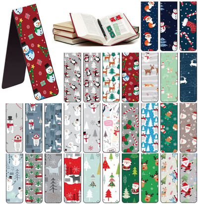 Dailygoods - Magnetische boekenleggers, magnetische boekenleggers, magnetische bladwijzers, kleurrijke bladwijzers, 30 stuks