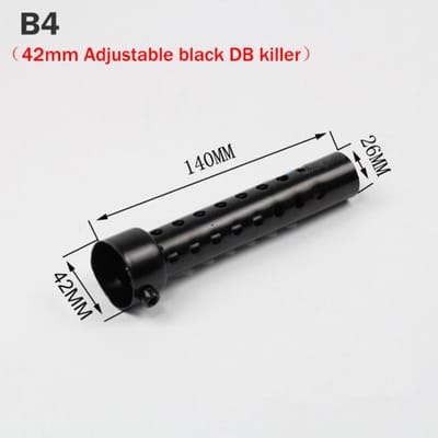 35mm 42mm 45mm 48mm 51mm 60mm Motorfiets Uitlaat Katalysator DB Killer Silencer Noise Sound Eliminator voor Akrapovic voor SC