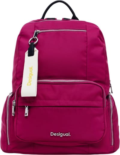 Desigual Vrije tijd rugzak Rugzak met laptopvak Priori Chester Maxi Backpack Fuchsia Roze