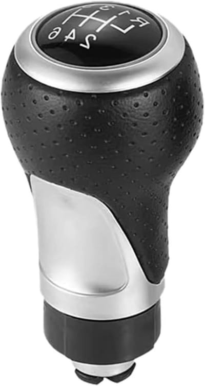 Versnellingspook 6 Versnellingen - Schakelknop Pook - Auto Interieur Upgrade - Perfecte OEM Pasvorm - 55 cm - Zilver