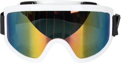 PartyXplosion Carnaval/verkleed Apres Ski bril - wit - volwassenen - kunststof - party brillen