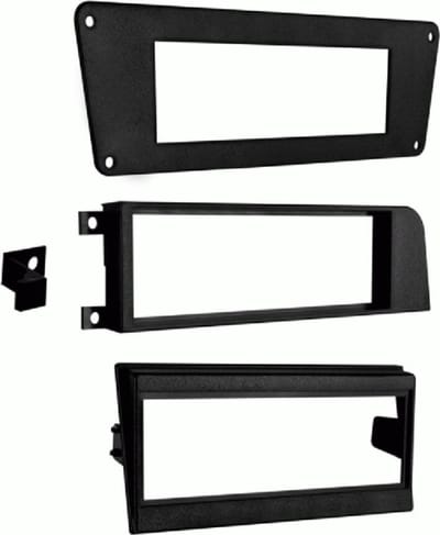 1-DIN radiopaneel Volvo 740/760/780/940/960 zwart (METRA)