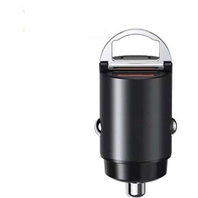 Mini 100W USB-autolader PD-autolader Snel opladende autotelefoonoplader zwart