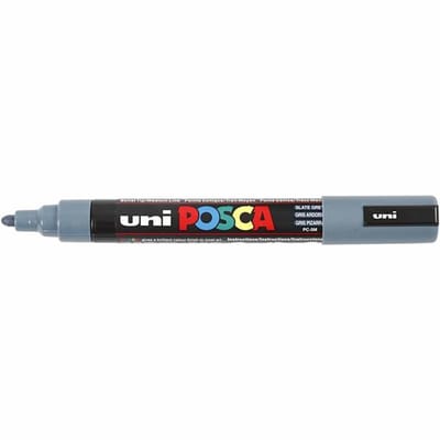 Posca Marker, afm PC-5M, lijndikte 2,5 mm, medium, slate grey, 1 stuk