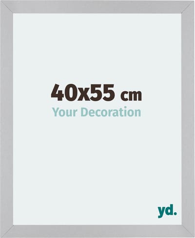 Your Decoration - Fotolijst 40x55 cm - MDF - Zilver Mat - Mura