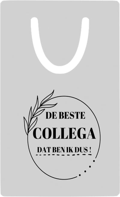 Hacebo® - de beste collega dat ben ik dus metalen boekenlegger - Collega - beste collega - liefste collega - afscheids cadeau - verjaardag - cadeau - kado - bedankje Bladwijzer boekenleggers - 7.6 cm x 5cm