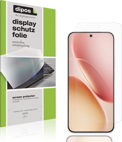 dipos – 4x Matte Beschermfolie geschikt voor iQOO Z11 | Krasbestendige & antireflecterende Screenprotector Ultra-Thin