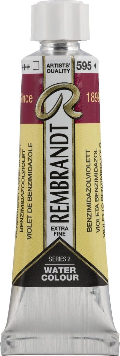 Rembrandt Aquarelverf Tube 10 ml Benzimidazoolviolet 595
