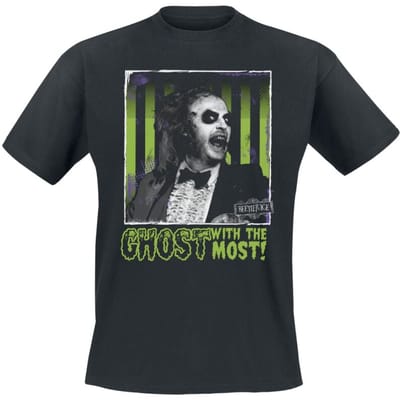 Beetlejuice T-shirt - Ghost With The Most - S tot L - voor Mannen - zwart