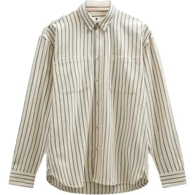Anerkjendt 902178 aklasse stripe l/s shirt 9503 tofu