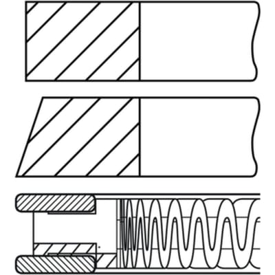 Goetze Engine Zuigerveren set GOETZE 08-437700-00