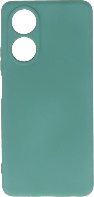 Hoesje Geschikt voor de OPPO A58 4G - Fashion Backcover Hoesje - Colorful Telefoonhoesje - Donker Groen