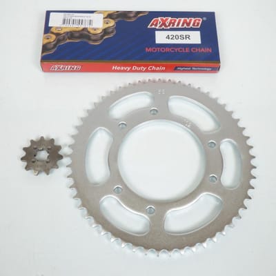 Kit chaîne 11x53 pas 420 Ø102 pour moto Derbi 50 Senda R Drd Racing 2011-2013