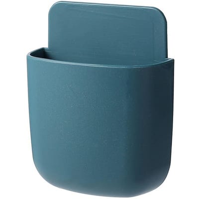 Houders voor afstandsbedieningen Wandmontage Zonder Gaten Telefoon Oplaad Organizer Pennen Opbergcontainers Voor Thuis gray
