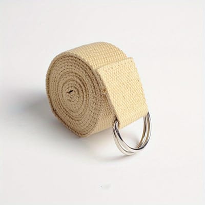 180cm Yoga Stretchband Verlengd Stoffen Touw Fitness Sport Stretch Speciale Band beige
