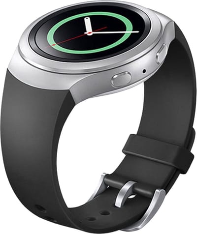 By Qubix - Compatible Samsung bandje - Geschikt voor Samsung Gear S2 onecolor sport bandje - Grijs