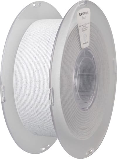 Kexcelled PLA Gespikkeld Marmer Wit-Zwart/ Speckled Marble White-Black 1.75mm 1kg 3D Printer filament