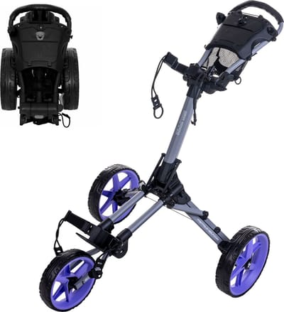 Fastfold Square Golftrolley - Golfkar - Grijs s