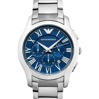Emporio Armani AR11082 Blauw wijzerplaat chronograaf herenhorloge