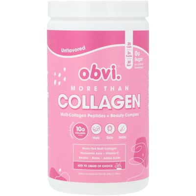 Obvi, Morethan Collagen, Multi Collageen Peptiden + Beauty Complex, Zonder smaak, 11.96 oz (339 g)