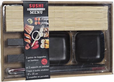 ITEM Sushi serveerset - 2 personen - 7-delig - servies voor sushi