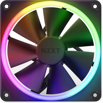 NZXT F120 RGB - Zwart - Case ventilator - 120mm - Zwart met RGB-licht - 28 dBA