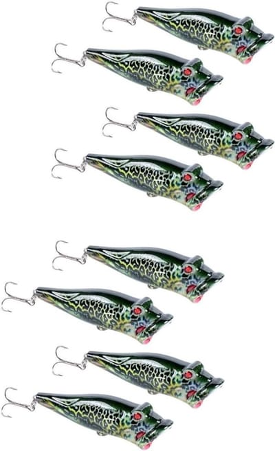 Vis Aas Set - Zwem Maken - Vissen Vangen - Realistische Actie - 8 cm - Meerdere Kleuren