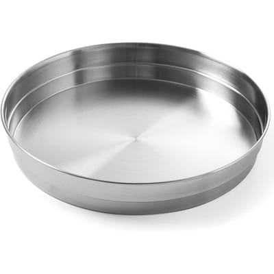 HENDI Rond metalen dienblad – roestvrij staal – vaatwasserbestendig – Ø 315 mm