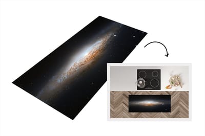 Keukenloper - Loper keuken - Heelal - Licht - Sterrenstelsel - 120x50 cm - Keukenloper vinyl