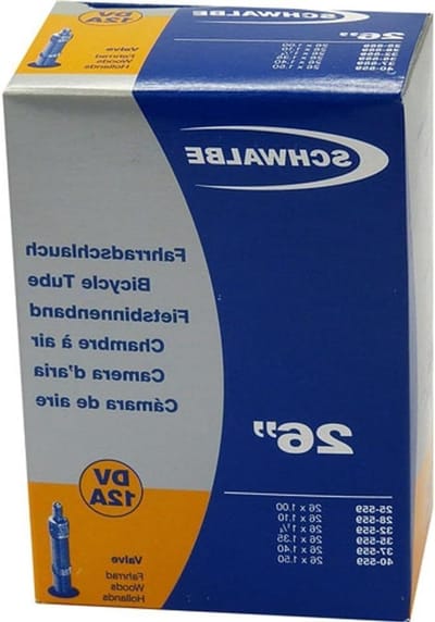 Fietsbinnenband - Reserve binnenband - Fietsreparatie - Dunlop ventiel - 26 x 1.0 inch - Zwart