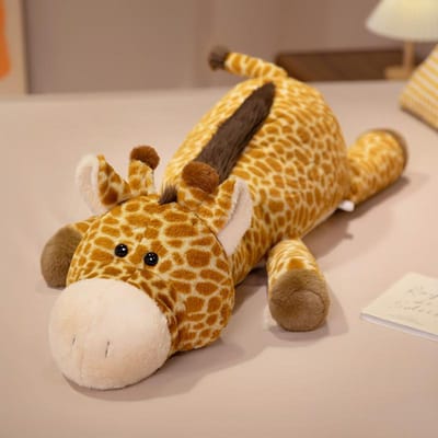 40-110cm Gigantische Pluche Giraffe Speelgoed Slaapkussen Schattig Dier Knuffel Wilde Giraffe Poppen Vloermat Meisjes Verjaardagscadeau 40cm