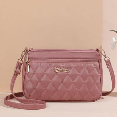 Dameshandtas, Grote Capaciteit, Enkele Schouder Crossbody Moederstas voor Dames, Casual Boodschappentas voor Dames pink, veelkleurig