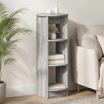 vidaXL - Bijzetkast - Grijs - sonoma - 40 - x - 40 - x - 100 - cm - Geconstrueerd - hout