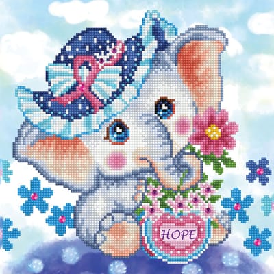 Diamond Painting Volwassenen - Ronde Steentjes - Volledig Pakket - Hobby - Diamond Dotz® - DD5.072 - Hoop 30 x 30cm