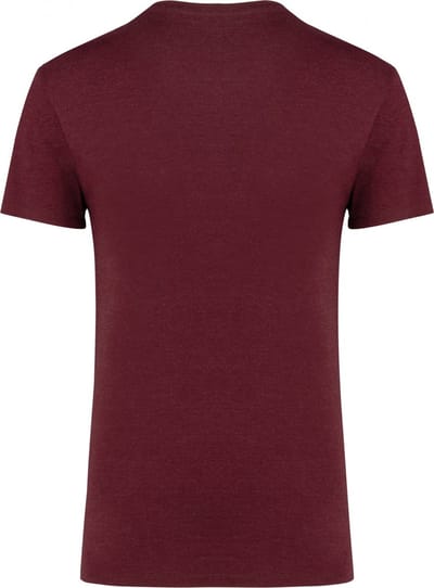 Kariban Uniseks t-shirt met ronde hals Bio190IC K3032IC - Wine Heather - XS