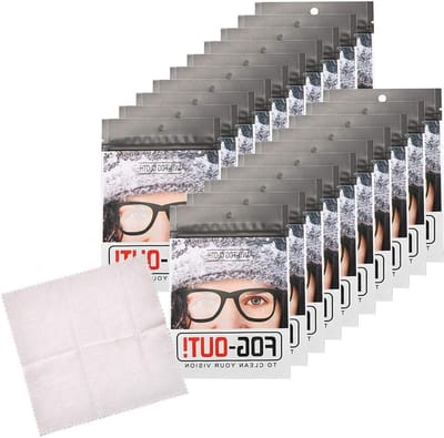 20 stuks anti-condens doekjes voor bril, Herbruikbare demister doekjes met Nano Tech, voorkomt condens op brillen, camera lenzen en zwembrillen.
