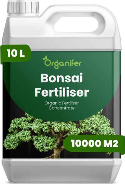 Vloeibare Meststof Voor Bonsai 10 L Voor 10000 M2 - Npk 2-1-8 - Gecontroleerde Groei - Fijne Vertakking - Compacte Internodiën - Wortelontwikkelin - Stressbestendig - Zachte Nutriëntenopname - Binnen- En Buitenbonsai - Organifer